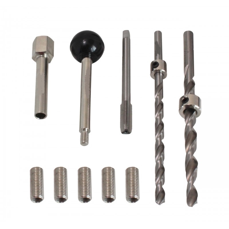 ESTUCHE DE 10 UTILES DE REPARACIÓN DE ROSCAS PARA TORNILLOS DE FIJACIÓN DEL INYECTOR DE MOTORES CDI DE MERCEDES BENZ