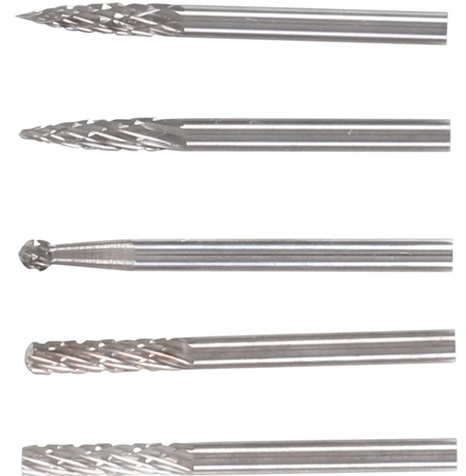 BLISTER 5 FRESAS ACERO HSS EXTRACORTAS (Ø 3 X 23, 5 MM )