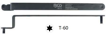 LLAVE TORX T60 PARA SUSTITUCIÓN DE POLEA ACANALADA DE MOTOR BMW N54 - N55