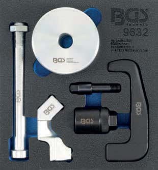 BANDEJA 1/6 DE POLIFOAM CON 6 UTILES EXTRACCIÓN INYECTORES BOSCH DE MOTORES CDI MERCEDES BENZ ( 611-612-613)