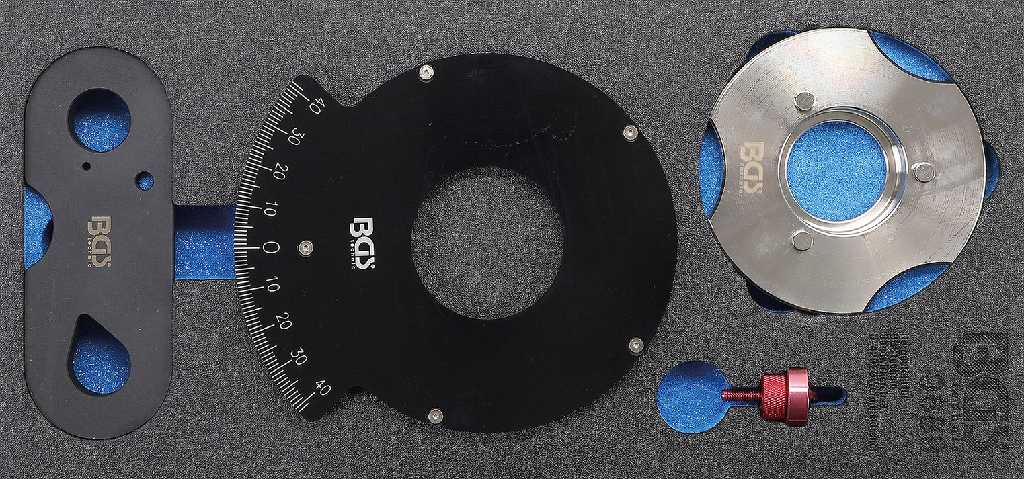 BANDEJA 1/3 DE POLIFOAM CON 4 UTILES COMPROBACIÓN DE CADENA DE DISTRIBUCIÓN DE MOTOR GASOLINA 1.2 / 1.4L. TFSI DE GRUPO VAG