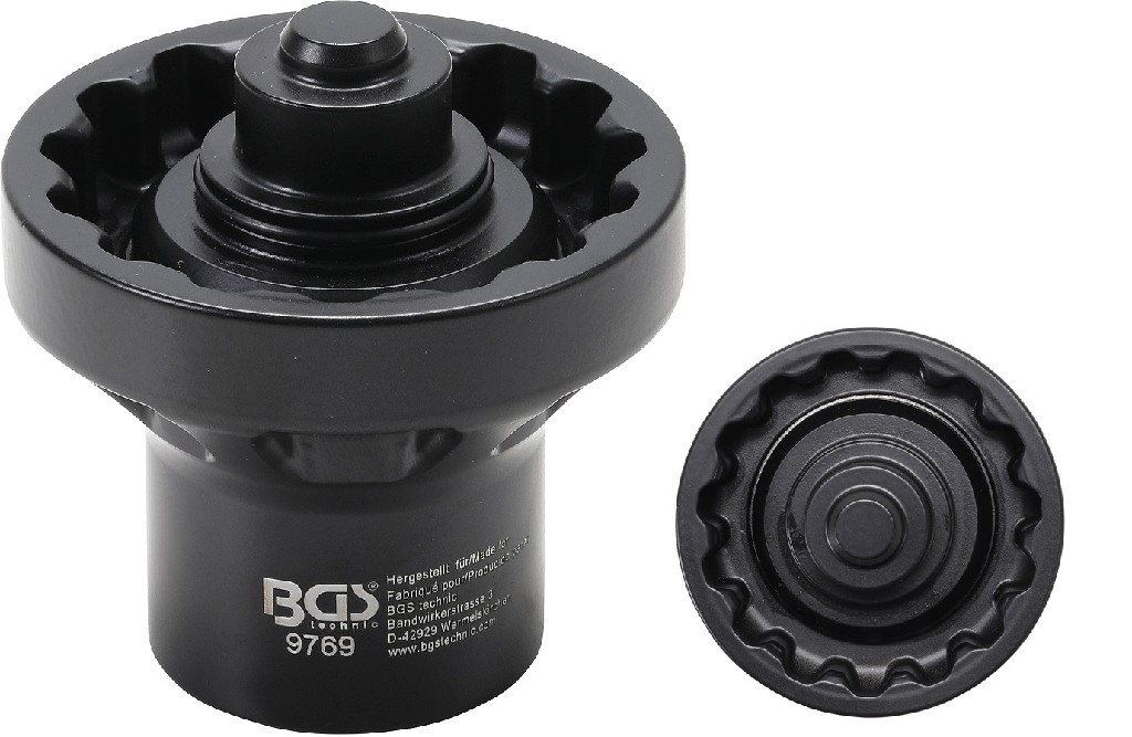 LLAVE DE VASO ESPECIAL PARA TORNILLOS DE RUEDA CON CIERRE CENTRALIZADO CON TUERCA CENTRAL PARA PORSCHE 911