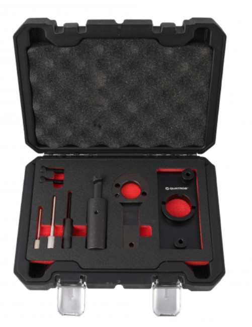 ESTUCHE 1/3 DE POLIFOAM CON 8 UTILES CALADO DE DISTRIBUCIÓN DE MOTORES 2.0 CDTI ECOFLEX DIESEL DE OPEL  (LFS / B20DTH ) , UTILIZABLE CON OEM  EN-51413 / EN-955-2 / EN-51412 / EN-51414 / EN-51411