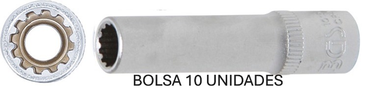 BOLSA 10 VASOS LARGOS 1/4