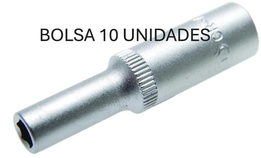 %  BOLSA 10 VASOS LARGOS 1/4