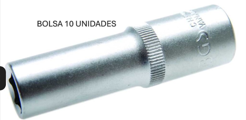 %  BOLSA 10 VASOS LARGOS 1/2