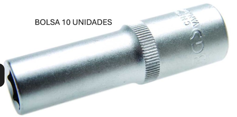 %  BOLSA 10 VASOS LARGOS 1/2