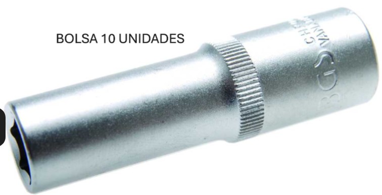 %  BOLSA 10 VASOS LARGOS 1/2