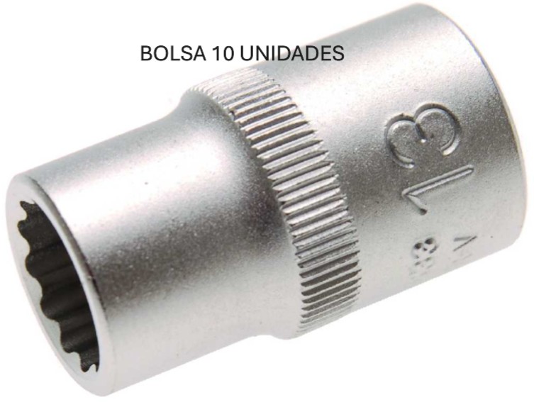 %  BOLSA 10 VASOS CORTOS  1/2