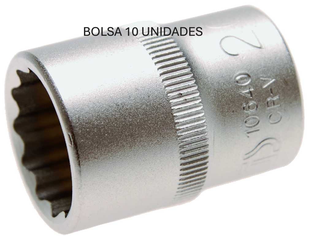%  BOLSA 10 VASOS CORTOS 1/2