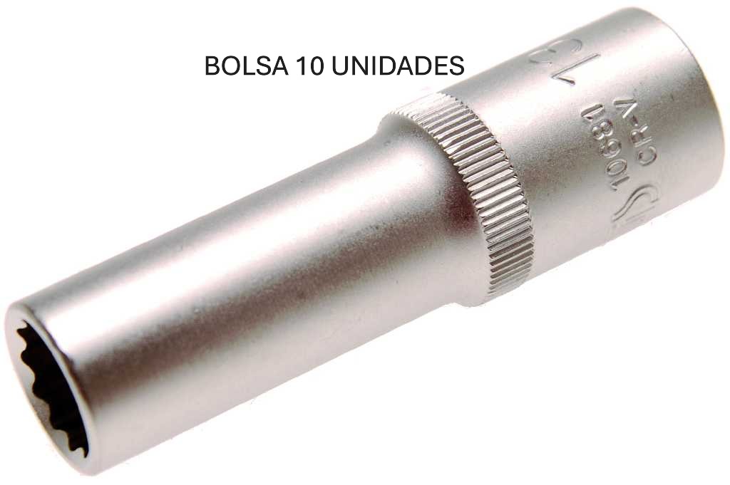 %  BOLSA 10 VASOS LARGOS 1/2