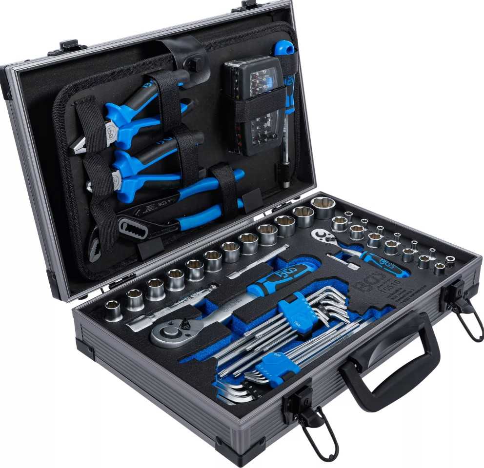 MALETA DE PLÁSTICO ABS CON 85 HERRAMIENTAS. PROFESIONAL