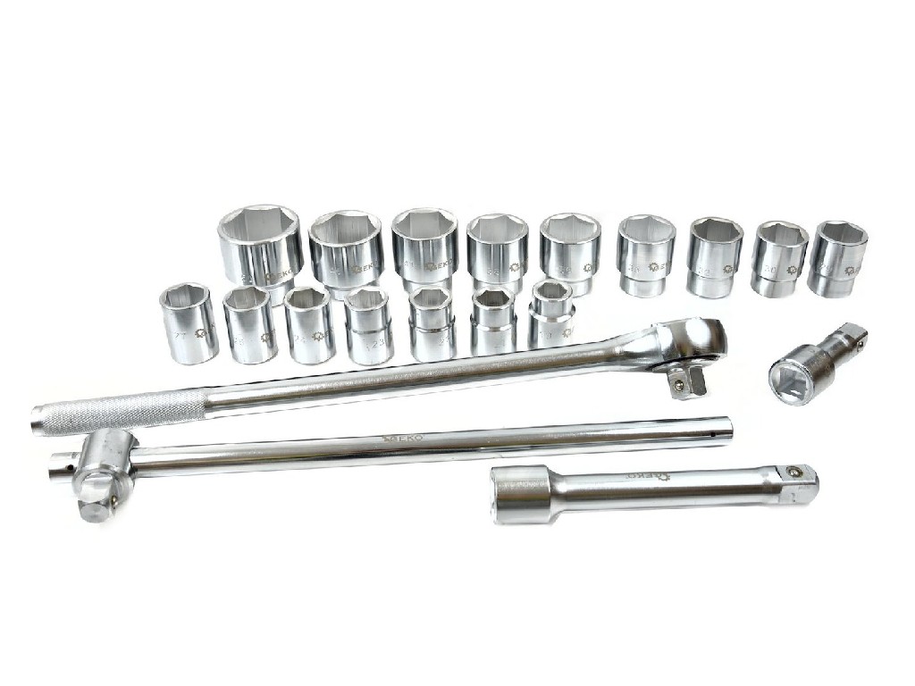 ESTUCHE METALICO 20 PC, 3/4