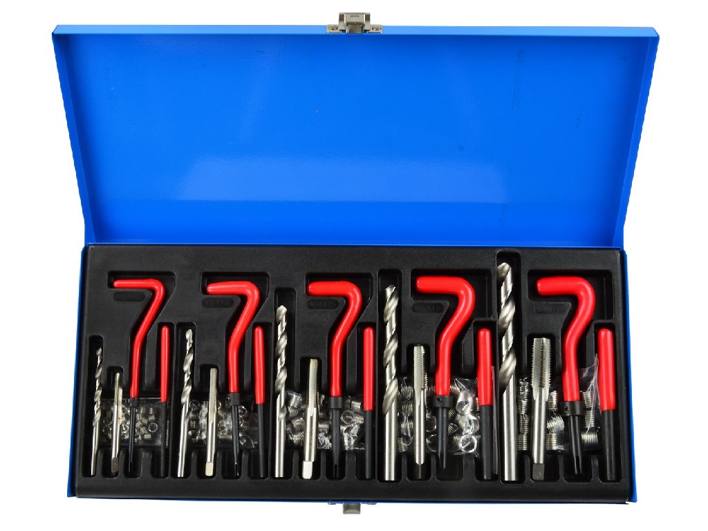 ESTUCHE 131 PCS DE REPARACION DE ROSCAS (Ø M5 - M12 )