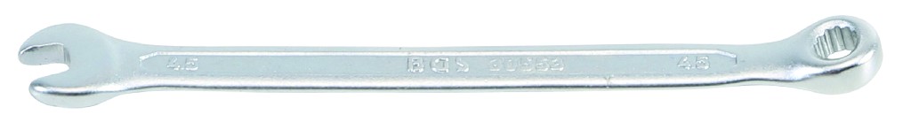 LLAVE COMBINADA 15º PULIDA, 4,5 MM. ,DIN 3113A
