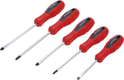 BLISTER 5 DESTORNILLADORES PLANOS + PHILLIPS