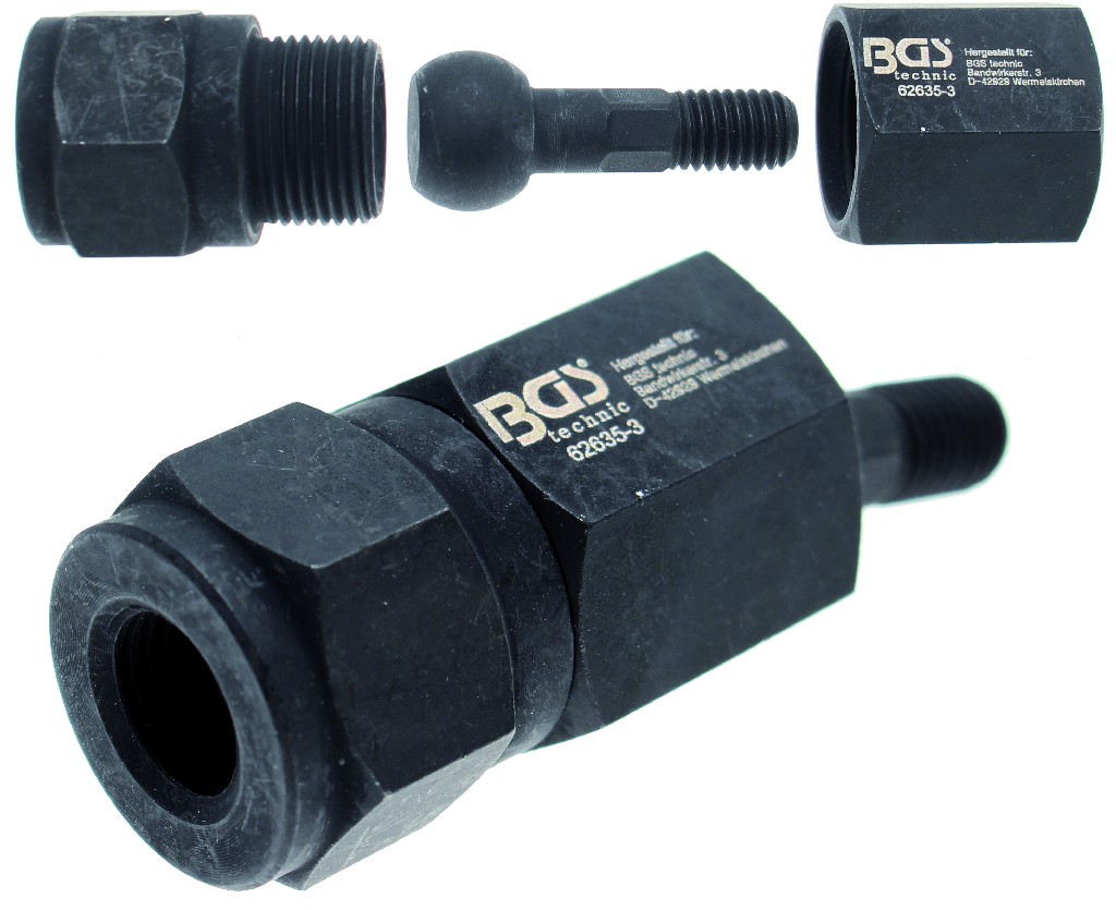 EXTRACTOR ARTICULADO DE INYECTORES, M10 X 1,5 MM - M14 X 1,5 MM, PARA GT162635 - 62636 - 67307 - 7777 - 8676