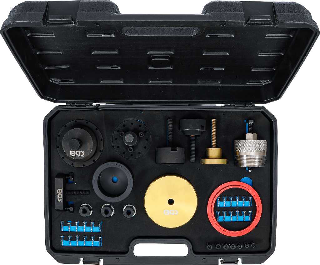 ESTUCHE DE 44 UTILES DE SUSTITUCIÓN DEL RETEN RADIAL DELANTERO Y TRASERO DEL CIGÜEÑAL DE MOTORES BMW N20 - N26 - N40 - N42 - N45 - N45T - N46 - N46T - N52 - N53 - N54 - N55