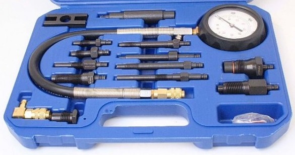 ESTUCHE 17 UTILES DE COMPRESIMETRO DIESEL (0 - 70 BAR)
