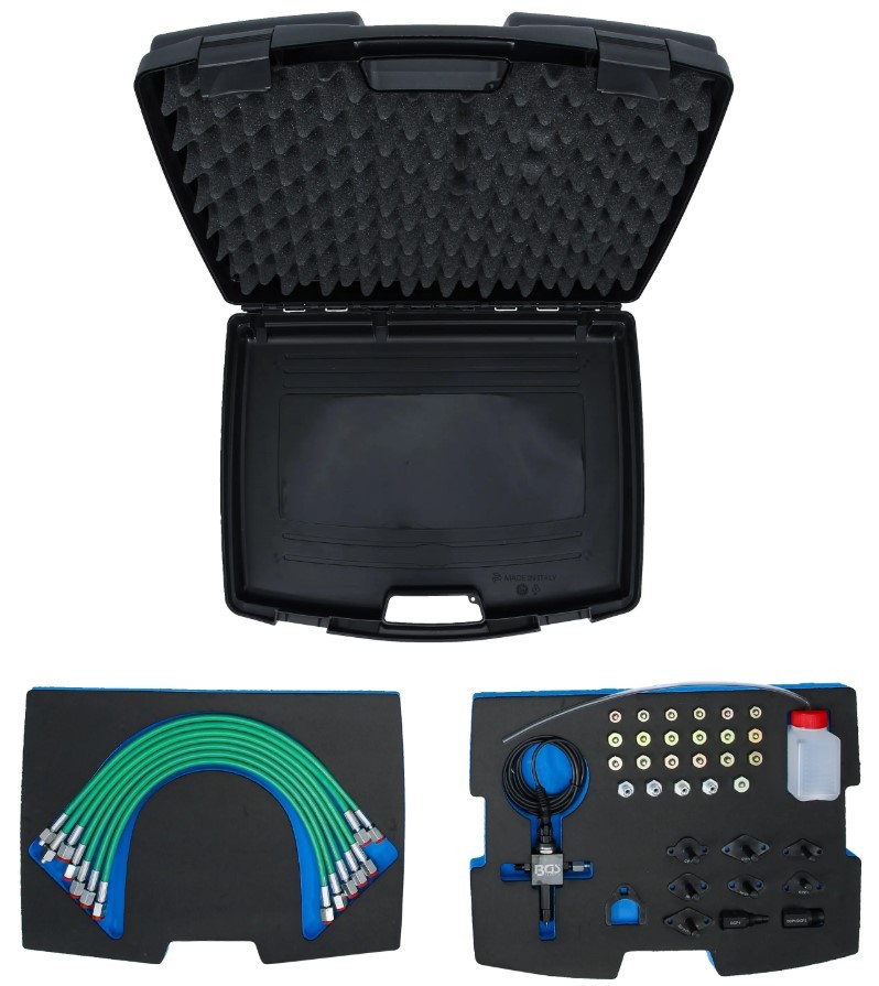 > ESTUCHE DE 31 ADAPTADORES PARA COMPROBADOR DIGITAL DE COMMON RAIL DE ALTA PRESION HASTA 2.000 BAR. PARA GT163410