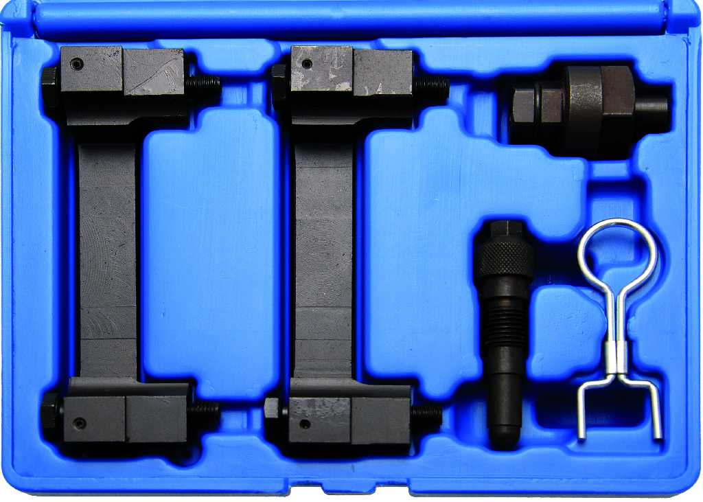 ESTUCHE 5 UTILES BLOQUEO DE DISTRIBUCIÓN DE MOTOR 2.4 L V6 - 3.2 L. V6 - 4.2 L. V8 - 5.2 L. V10 FSI GRUPO VAG (MOTORES V6 - V8 - V10)