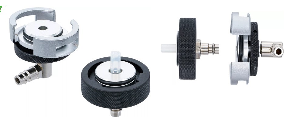 ESTUCHE DE 2 ADAPTADORES PARA PURGADOR DE FRENOS NEUMÁTICO ADECUADO PARA TESLA MODEL 3 - Y - S -X