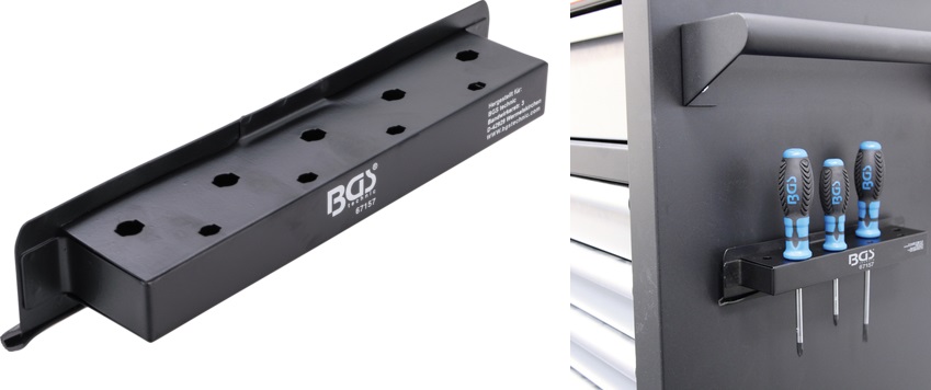 SOPORTE MAGNETICO DE DESTORNILLADORES PARA CARROS PORTAHERRAMIENTAS / BANCOS DE TRABAJO