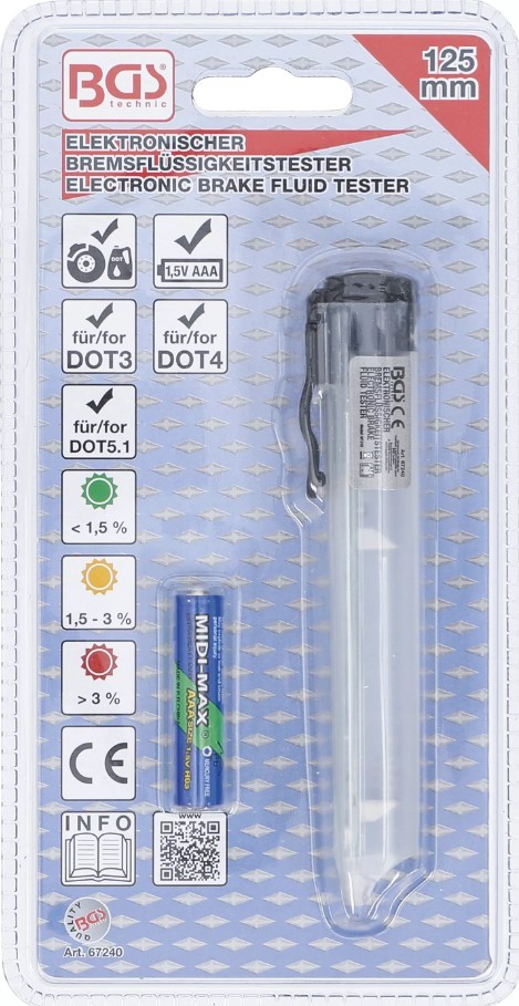 COMPROBADOR ELECTRONICO DE LIQUIDO DE FRENOS