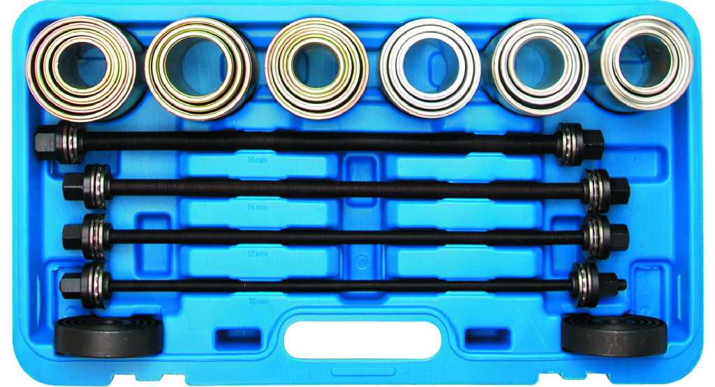 ESTUCHE 26 UTILES SUSTITUCIÓN SILENTBLOCKS UNIVERSAL (Ø 40 - 82 MM)