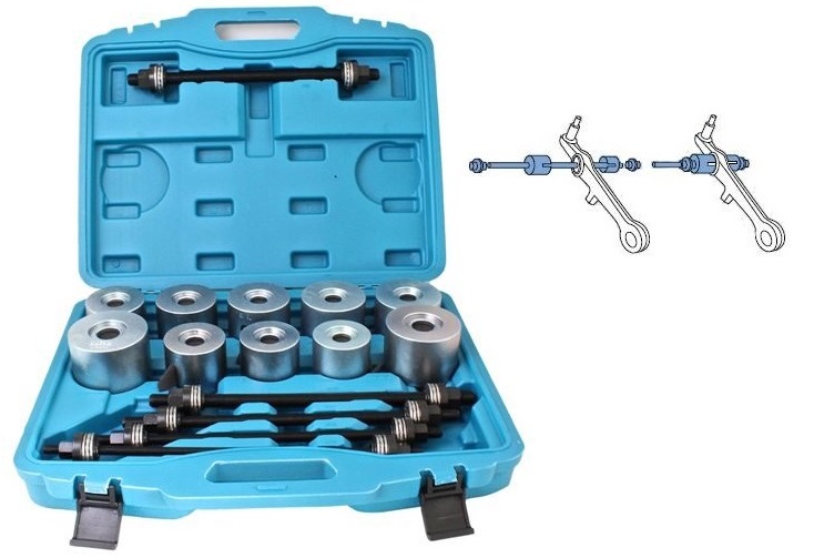 %  ESTUCHE 29 UTILES SUSTITUCIÓN SILENTBLOCKS UNIVERSAL, (Ø M10 - M12 - M14 - M16 - M18)