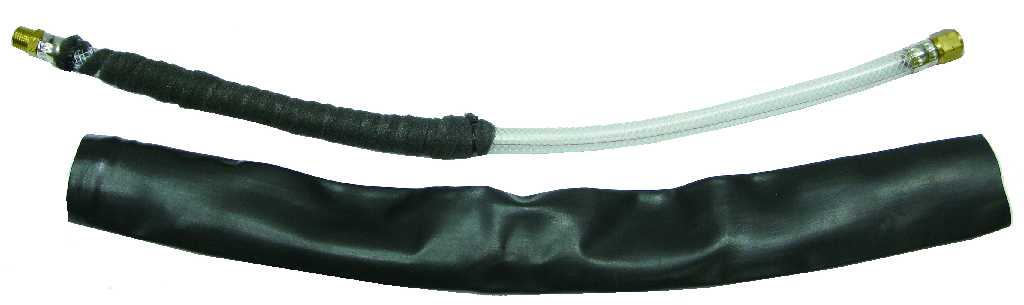MANGUERA AIRE COMPRIMIDO, SALIDA DE AIRE DE HERRAMIENTA NEUMATICA, 530 MM.