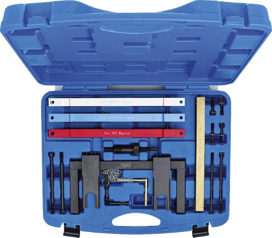 ESTUCHE 16 UTILES DE CALADO DE DISTRIBUCIÓN MOTORES GASOLINA BMW N51 / N52 / N53 / N54 / N55