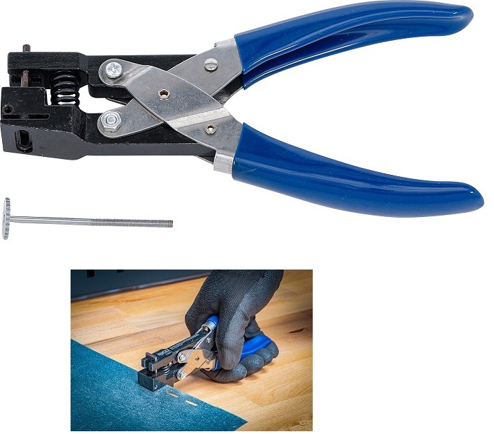 ALICATE PERFORADOR MANUAL , PARA AGUJEROS DE HASTA 13 X 3 MM.