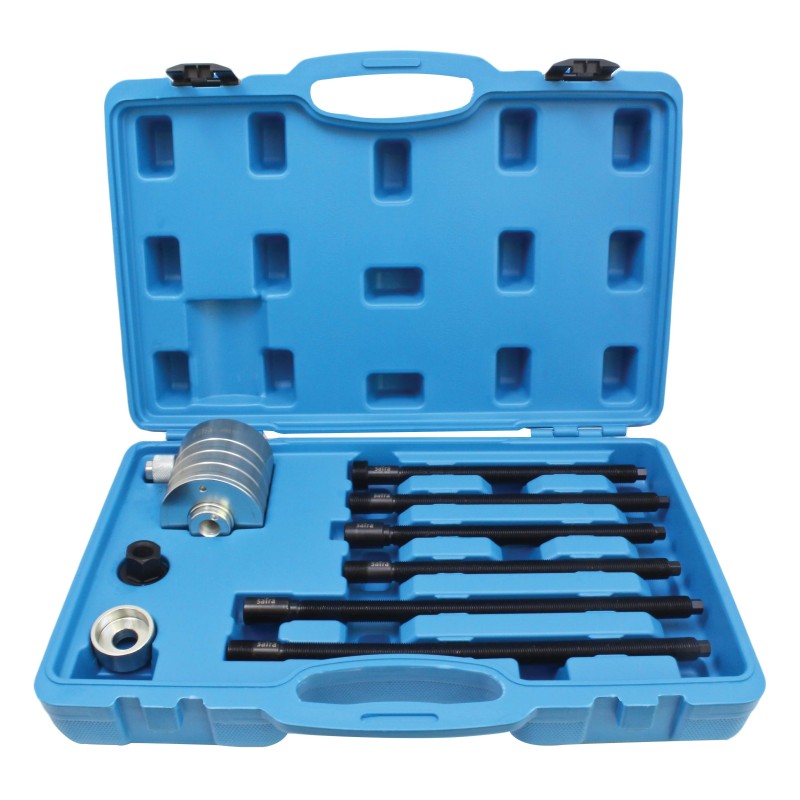 ESTUCHE EXTRACTOR HIDRAÚLICO (17 TN.) DE INYECTORES ATASCADOS, UNIVERSAL+ 8 UTILES