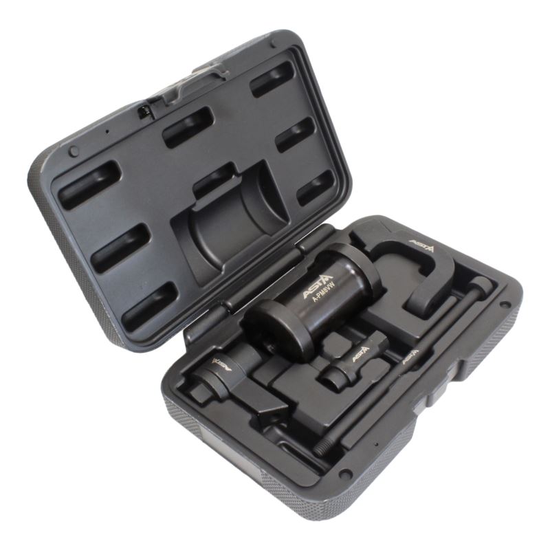 ESTUCHE 5 UTILES DE EXTRACCIÓN DE INYECTORES COMMON-RAIL MEDIANTE MAZA DESLIZANTE,1.6 & 2.0 TDI DEL GRUPO VAG Y FORD DIESEL *ECOBLUE* 2.0 L.
