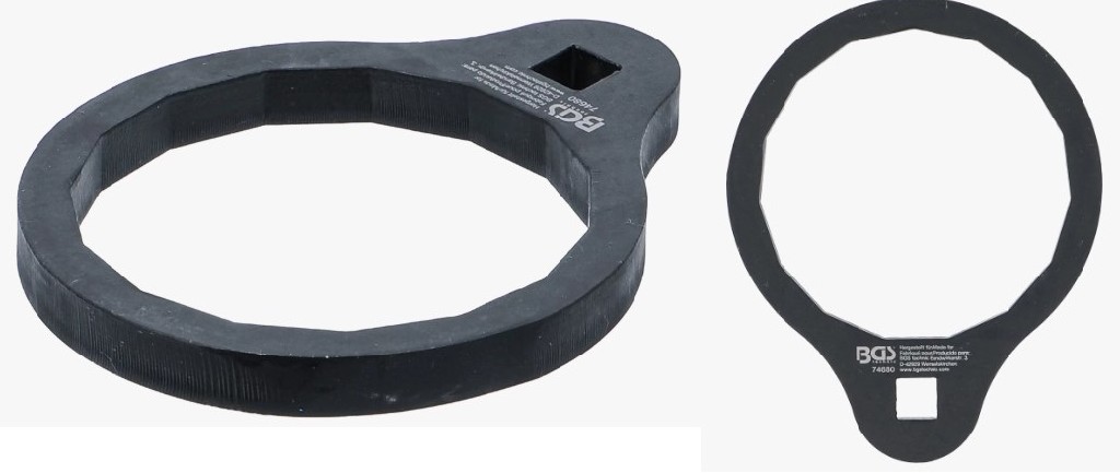 CAZOLETA PARA FILTROS DE ACEITE | 15 CARAS | Ø 74,5 MM | PARA FORD 1.5, 1.6 ECOBOOST