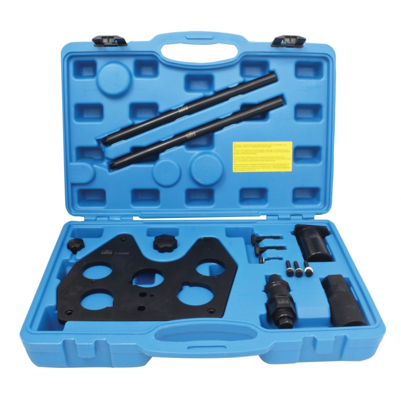 ESTUCHE 14 UTILES PARA  AJUSTAR EJE DE EQUILIBRADO DEL MOTOR 2.0 L DIESEL PARA JAGUAR & LAND-ROVER - RANGE ROVER