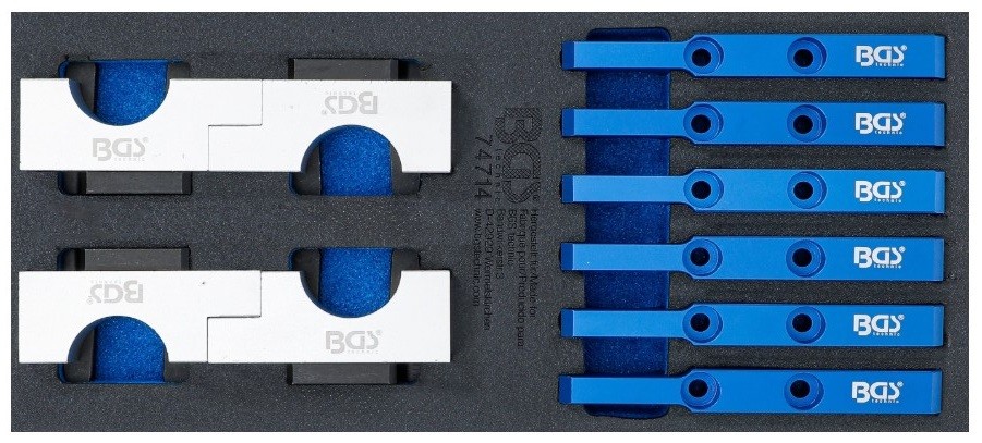 BANDEJA PARA CARRO 1/3: 8 UTILES DE ALINEACIÓN DEL ÁRBOL DE LEVAS | PARA MERCEDES-BENZ M176, M177