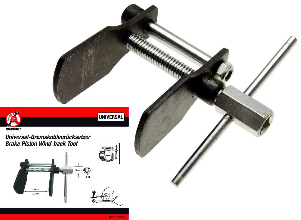 UTIL REPOSICIONADOR DE PISTON DE FRENO UNIVERSAL, 0-66 MM., KRAFTMANN