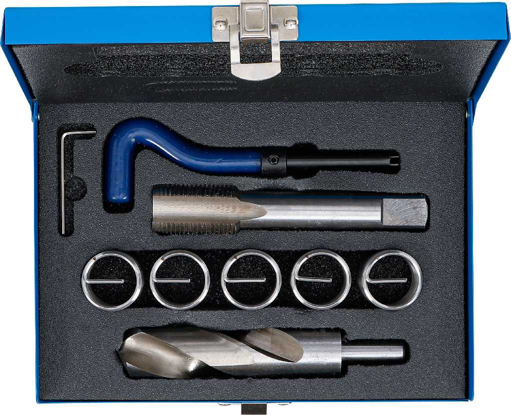 ESTUCHE 9 PCS. REPARACION DE ROSCAS INSERTADAS, (M24 X 2,0 MM)