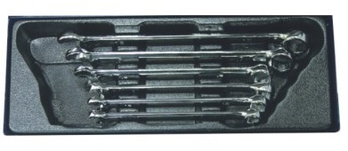 % ESTUCHE 6 LLAVES COMBINADAS RETORNO RAPIDO (10-19 MM)