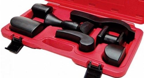 ESTUCHE DE 7 TASES DE CHAPISTA PARA CARROCERIA DE ALUMINIO, RECUBIERTAS DE PLÁSTICO