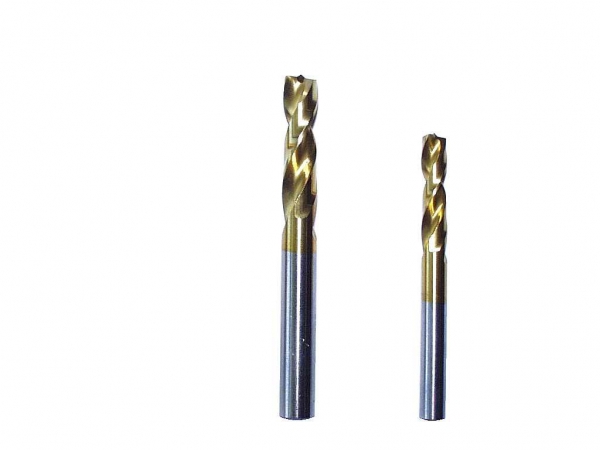 % @ BLISTER 10 FRESAS CENTRADAS DE DESPUNTEAR HSS TITANIO Ø 6 X 70 MM