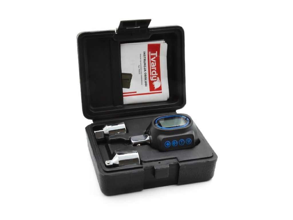 % ESTUCHE DE ADAPTADOR DINAMOMÉTRICO DIGITAL PARA CARRACA + 2 VASOS REDUCTORES 1/2