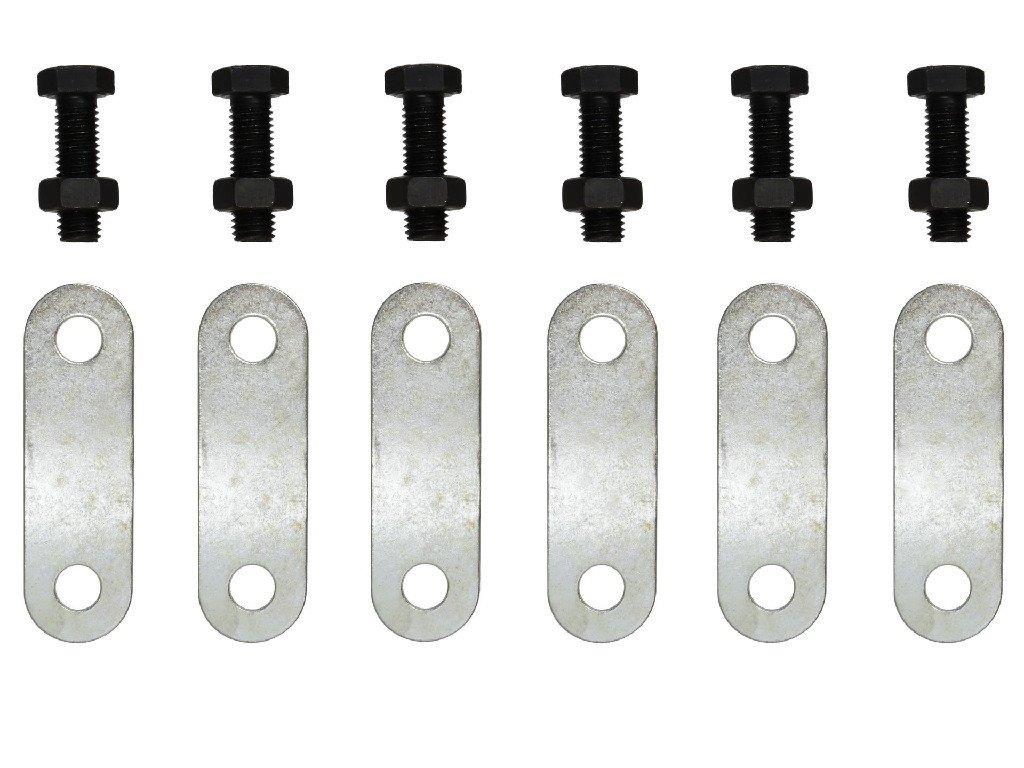BLISTER DE 6 TORNILLOS CON TUERCA + 6 UNIONES PARA EXTRACTOR HIDRAULICO 20 TN.