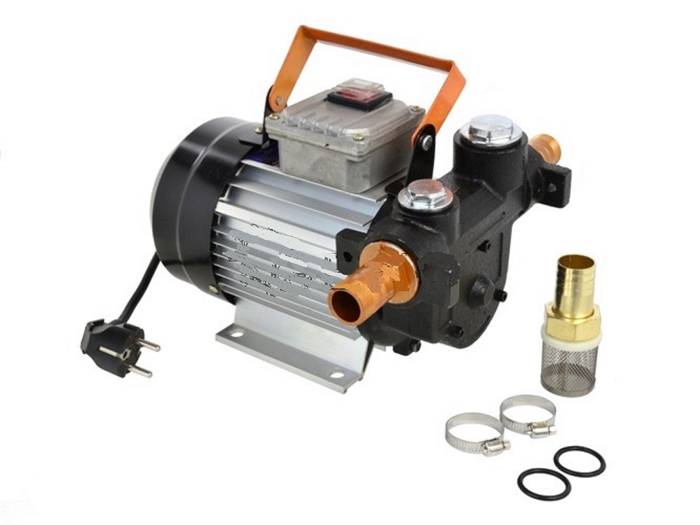 % @ BOMBA TRASVASE AUTOCEBANTE DE ACEITE DE MOTOR Y COMBUSTIBLE DIESEL, 230V. -  50HZ. - 30 L/MIN.