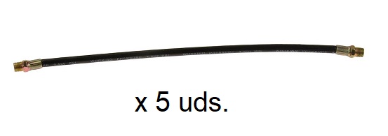 % @ BLISTER DE 5 LATIGUILLO FLEXIBLES DE PVC DE ALTA PRESION PARA ENGRASADORA 1/8