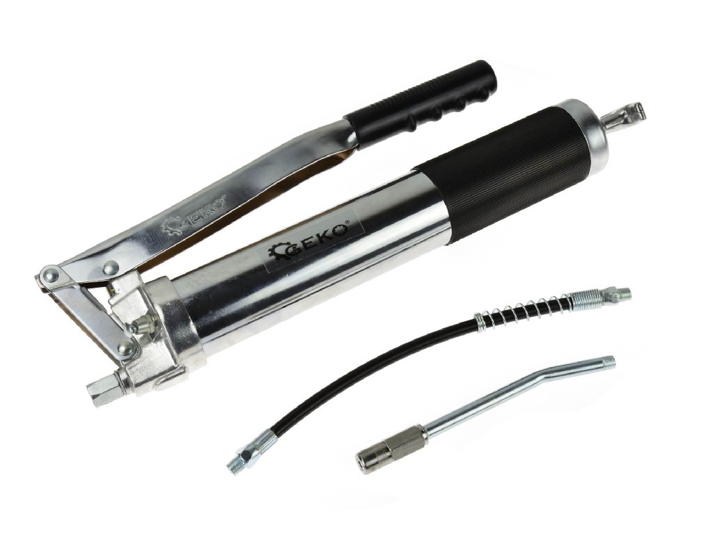 ENGRASADORA PROFESIONAL MANUAL, 600 CCM., + 2 BOQUILLAS (RIGIDA Y FLEXIBLE),