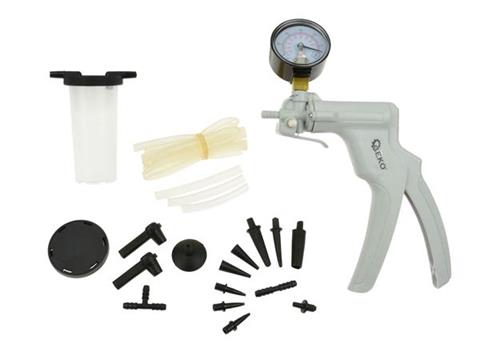 BLISTER DE BOMBA DE VACIO DE PLÁSTICO PARA SANGRADO DE FRENOS + 20 ACCESORIOS
