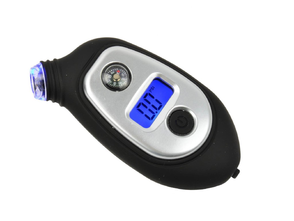 MEDIDOR DE PRESIÓN DIGITAL 0 - 7 BAR ( 0 - 100 PSI.) CON BRUJULA